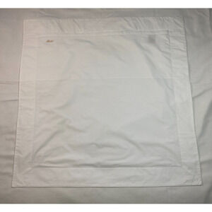 12 Available: Pratesi Italy Euro Sham Classic White